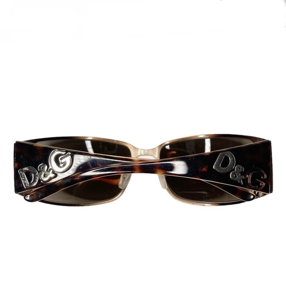 Dolce & Gabbana Tortoise Gloss & Silver DG6010 Non-RX Sunglasses & Travel Case - Picture 11 of 15